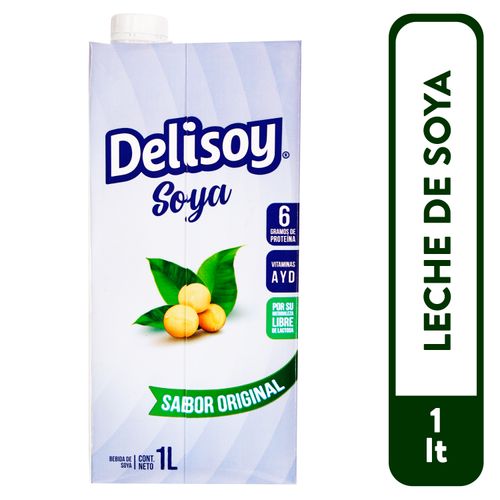 Bebida de Soya Delisoy Sin Lactosa Original - 1000ml