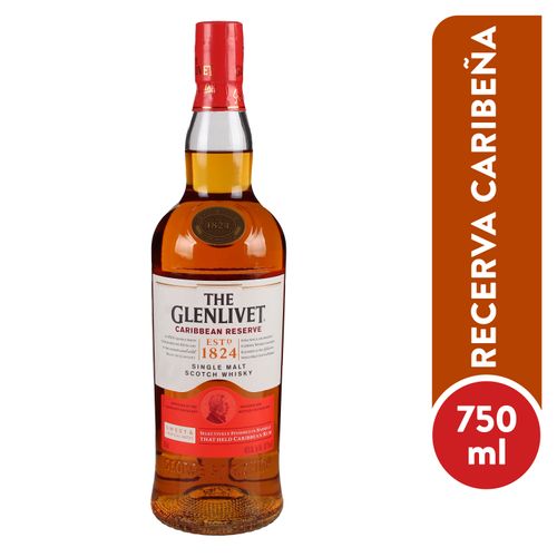 Whisky The Glenlivet Caribbean Res - 750ml