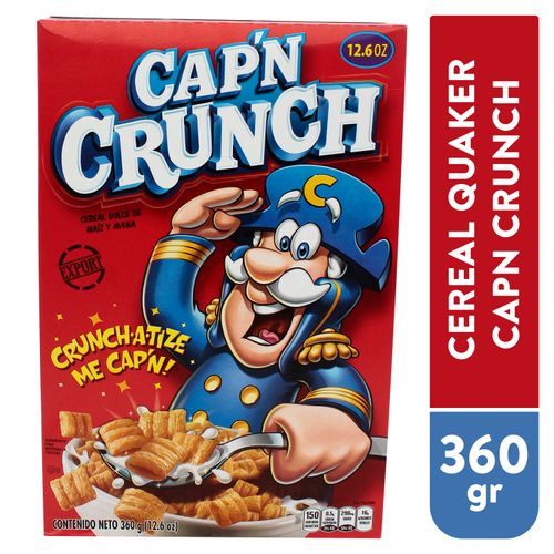 Cereal Quaker Capn Crunch Origina -360gr