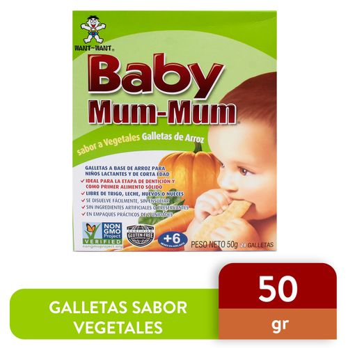 Galletas De Arroz Baby Mum Mum Con Vegetales