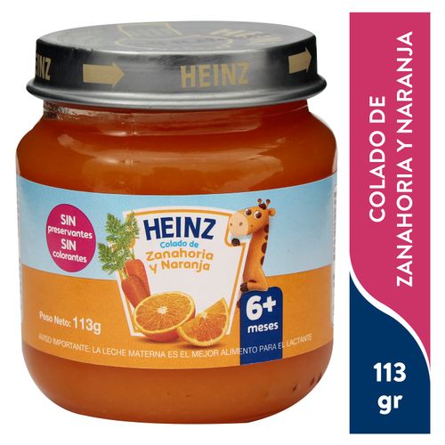 Colado Heinz Zanahoria Naranja - 113gr