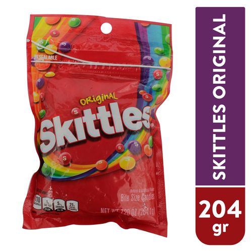 Dulce Skittles Original Peg Pack 204 Gr