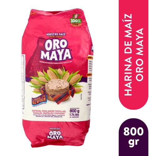 Harina Oro Maya De Maíz  - 800 g