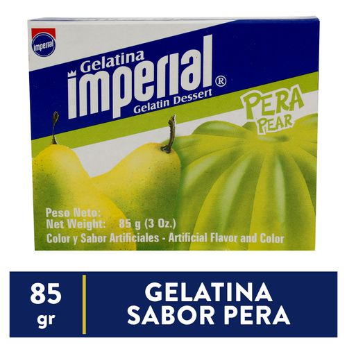 Gelatina Imperial Sabor Pera - 85gr