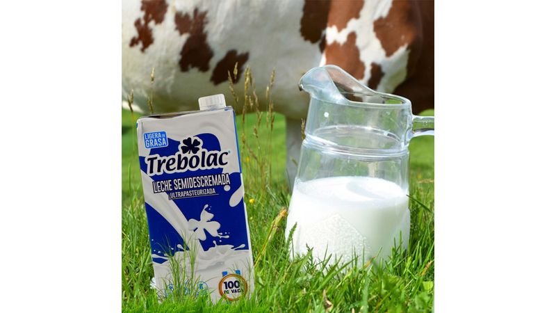 Comprar Leche Trebolac Semidescremada UHT Tetra - 1000ml