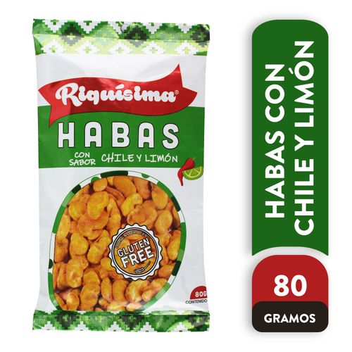 Habas Riquisima Con Chile Y Limon - 80gr