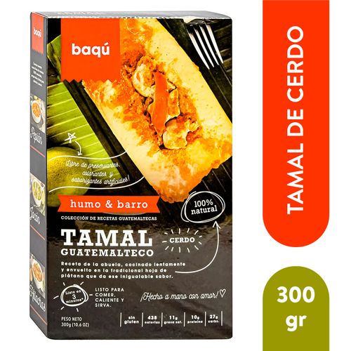 Tamal Guatemalteco De Cerdo Listo Para Comer - 300 g
