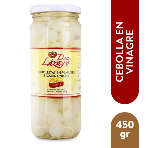 Cebollitas Don Lazaro en Vinagre Perla - 450gr