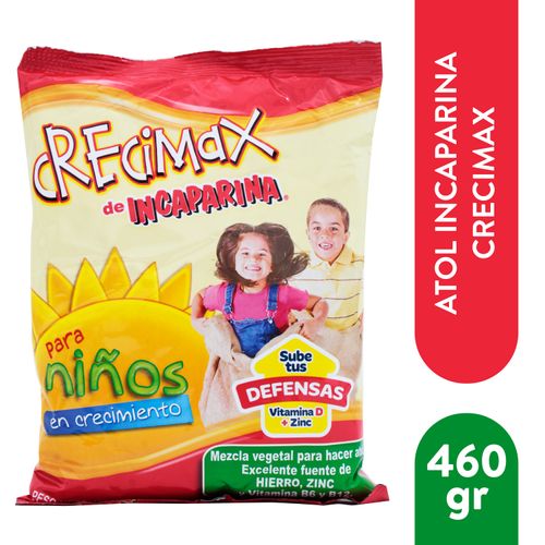 Atol Incaparina Crecimax para niños en crecimiento - 450 g