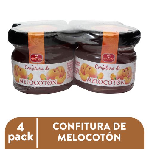 4Pack Mermelada Adrianna Melo Fresa 112gr