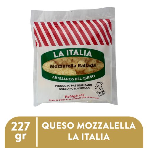 Queso La Italia Mozzarella Rallada - 227 g
