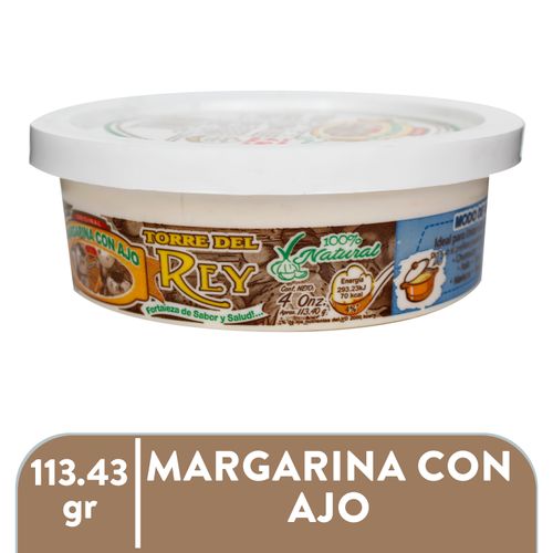 Margarina Torre Del Rey Con Ajo - 113 g