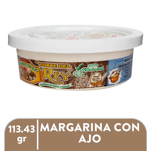 Margarina Torre Del Rey Con Ajo 113Gr