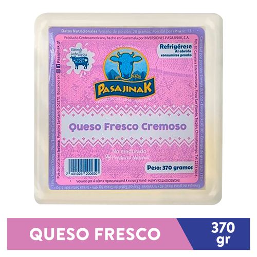 Queso Pasajinak Cremoso 370Gr