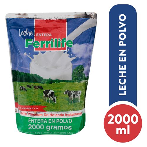Leche En Polvo Entera Ferrilife - 2000g
