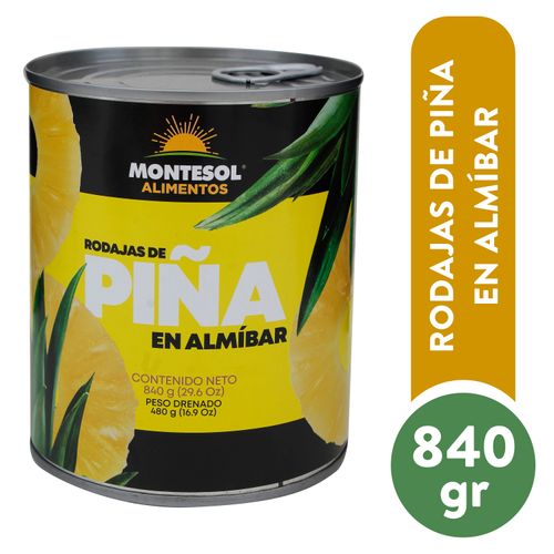 Piña Montesol En Rodajas - 840g