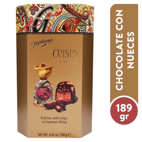 Chocolate Goplana con nueces - 189 g