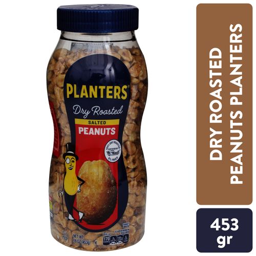 Dry Roasted Peanuts Planters 453gr