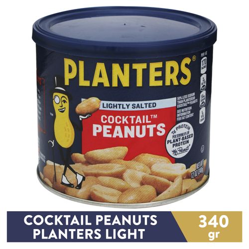 Cocktail Peanuts Planters Light 340gr