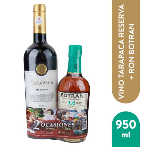 Vino Tarapaca Res Merl M Botran1125ml