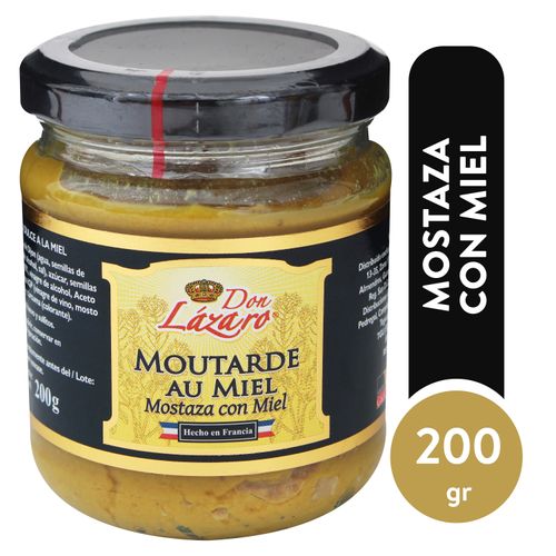 Mostaza Don Lazaro Con Miel 200gr