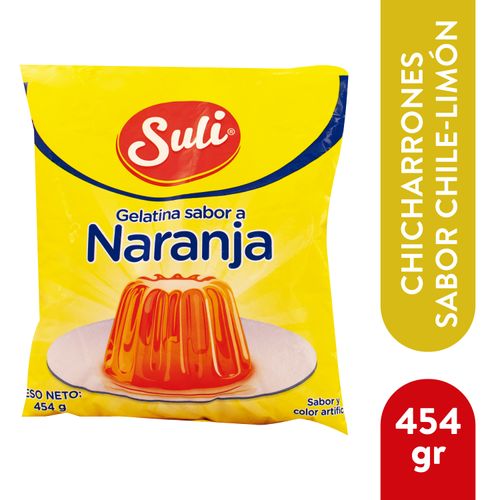 Gelatina Suli sabor Naranja en Bolsa - 454 g