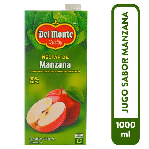 Jugo Del Monte Néctar De Manzana Tetra - 1000 ml