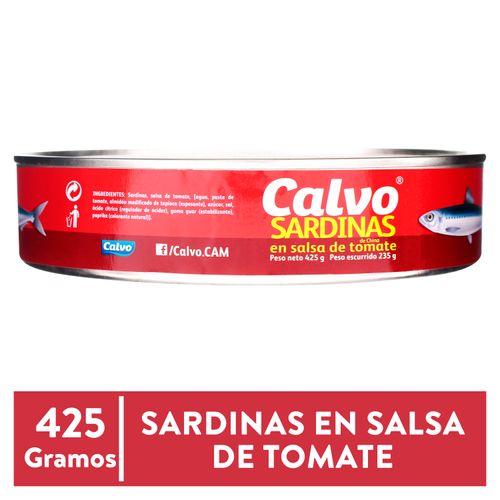 Sardina Calvo Tomate Ovalada - 425 g