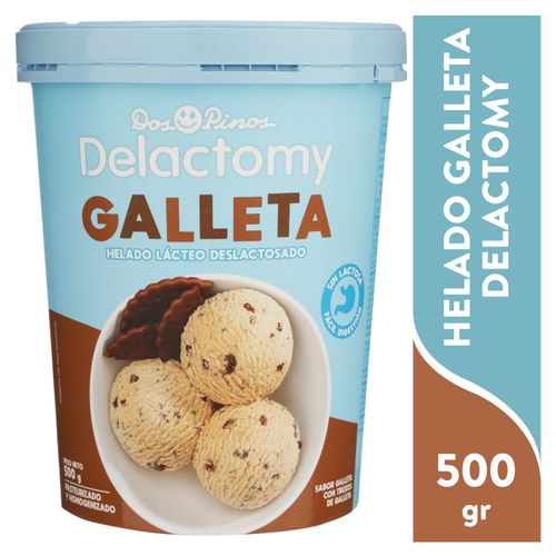 Helado Dos Pinos Delact Galleta 500 Gr