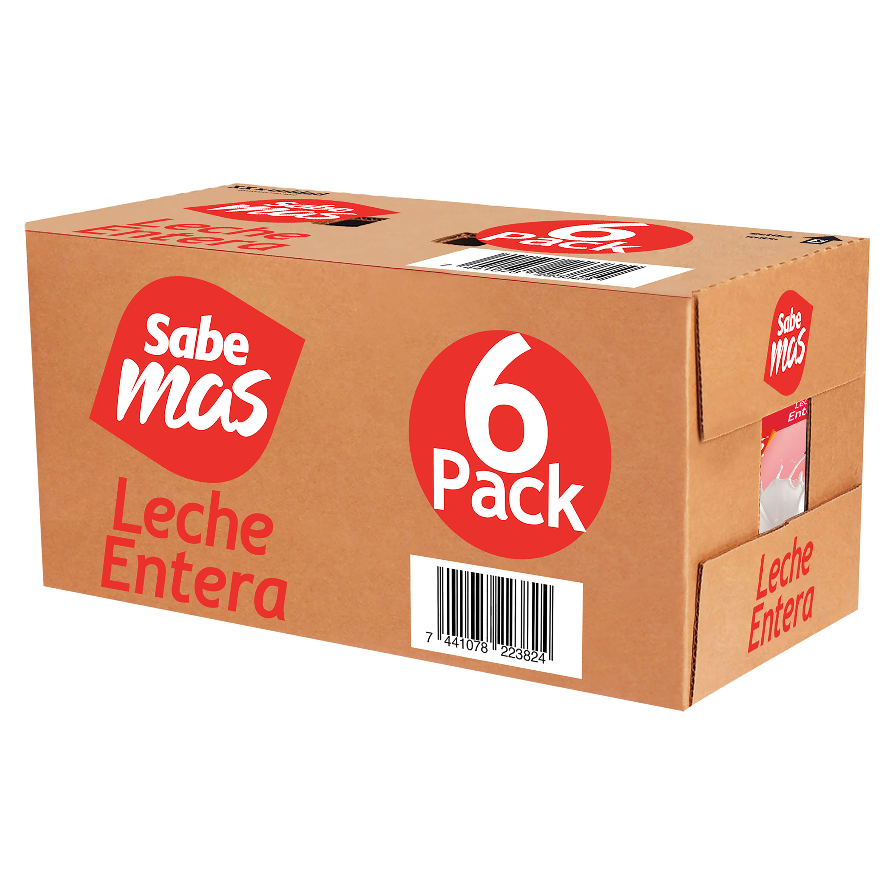 LECHE ENTERA VAQUITA 900ML UHT SIX PACK — Supermercados Supervaquita