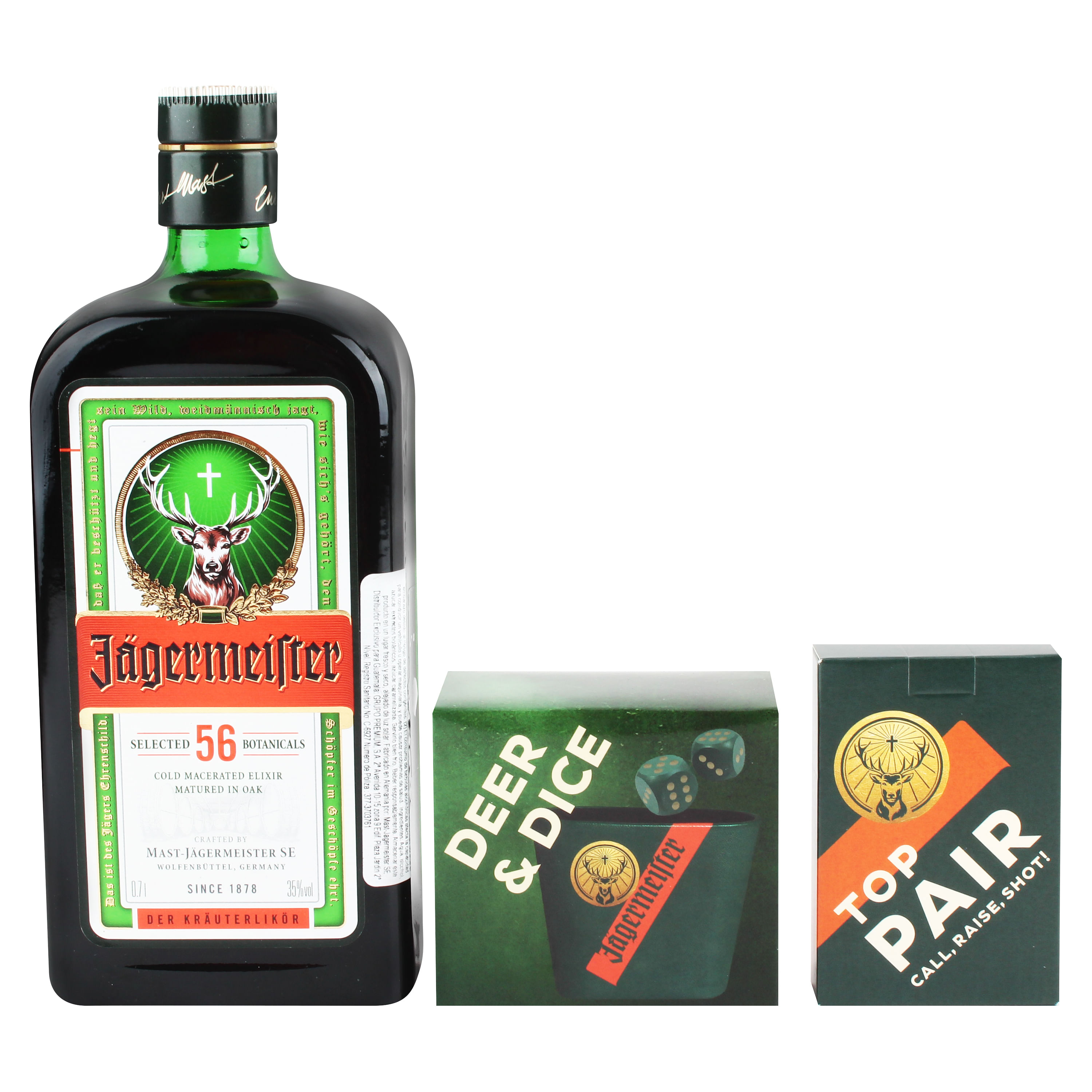 Comprar Licor Jagermeister 2 Botellas + 6 Chupitos Online - Envío Gratis