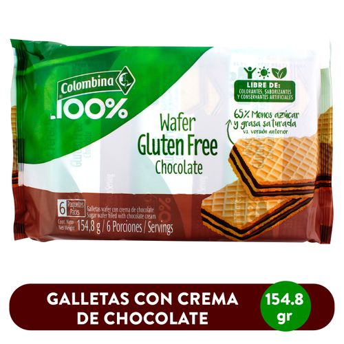 Galleta Colombina Chocolate Libre de Gluten - 154.8gr