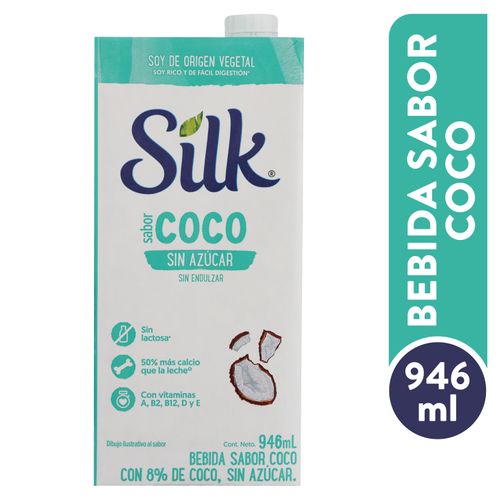 Bebida de Coco Silk Sin Endulzante - 946ml