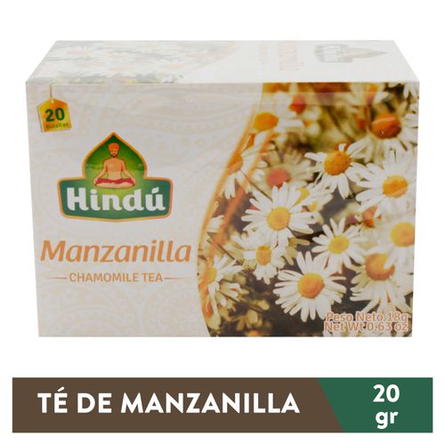 Té Hindú De Manzanilla 20 Sobres - 18 g