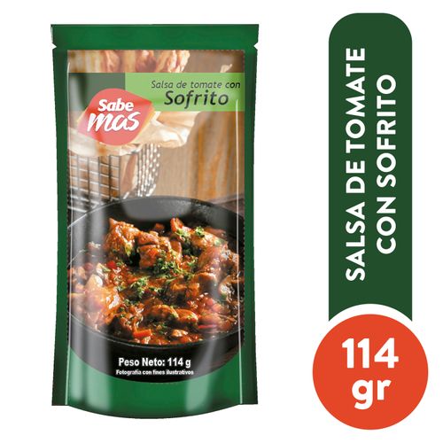 Salsa de tomate Sabemas con sofrito - 114 g