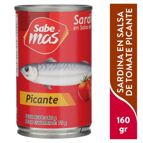 Sardina Sabemas En Salsa Tomate Picante - 160gr