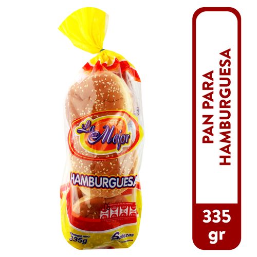 Pan La Mejor Hamburguesa Pequeña 6 Uds - 335 g