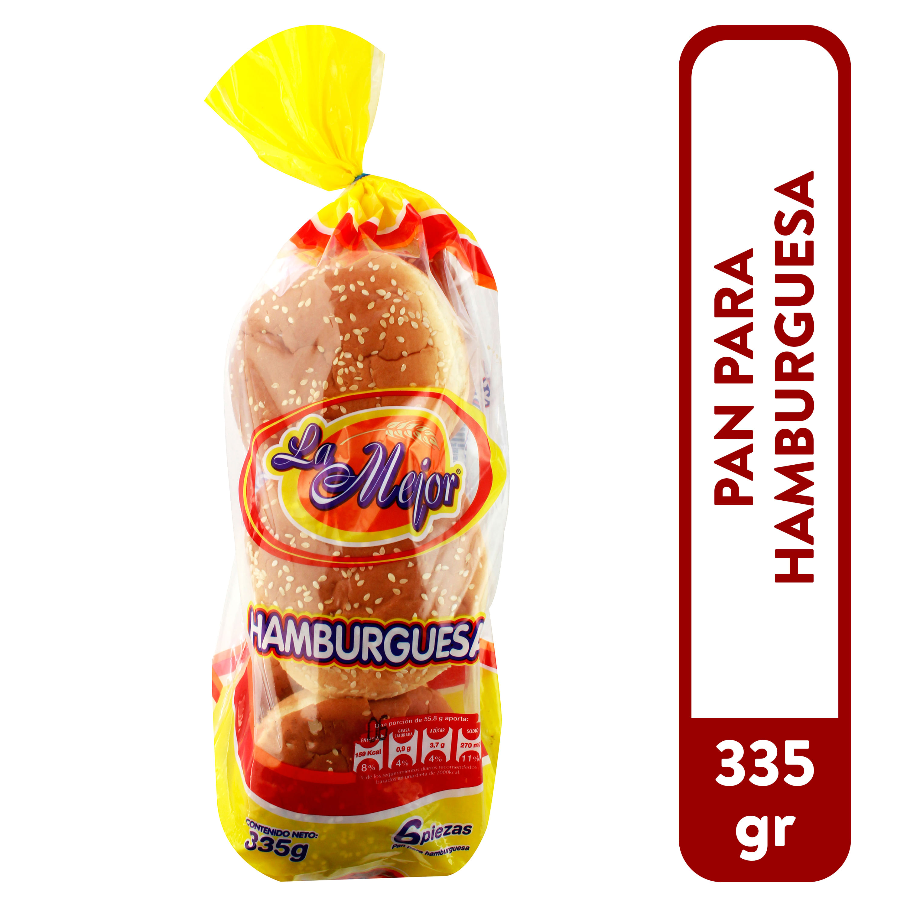 Comprar Pan La Mejor Hamburguesa Pequeña 6 Unidades - 335gr, Walmart  Guatemala - Maxi Despensa