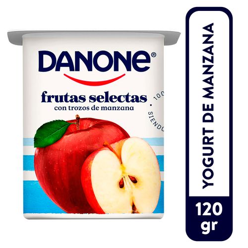 Yogurt Danone manzana sólido - 120 g