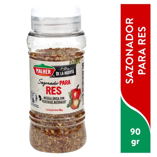 Sazonador Malher de la Huerta para Res Frasco - 90 g