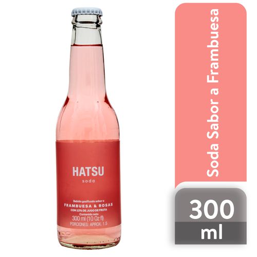 Soda Hatsu Fambruesa Y Rosas - 300ml