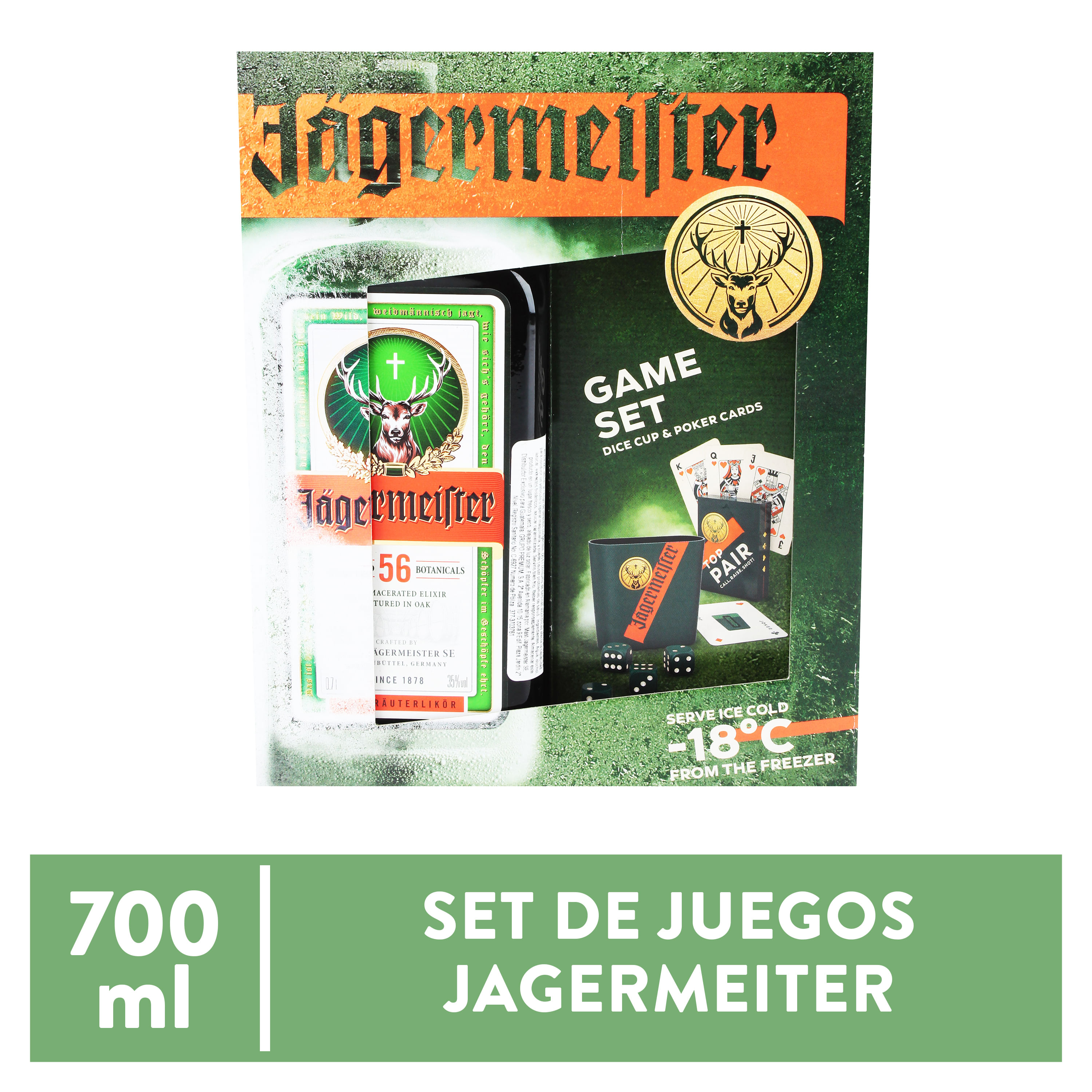 Comprar Licor Jagermeister 2 Botellas + 6 Chupitos Online - Envío Gratis