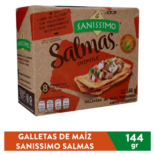 Galletas Salmas Sanissimo Chipotle - 144 g