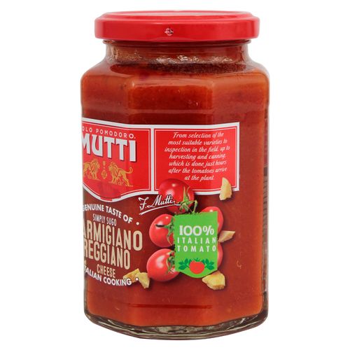 Salsa Mutti Parmigiano Frasco - 400gr