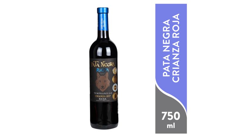 Vino Tinto Pata Negra Tempranillo 750 ml