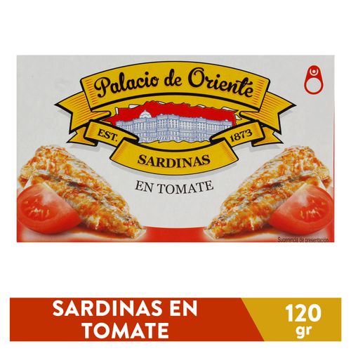 Sardinas Palacio De Oriente En Tomate 120gr