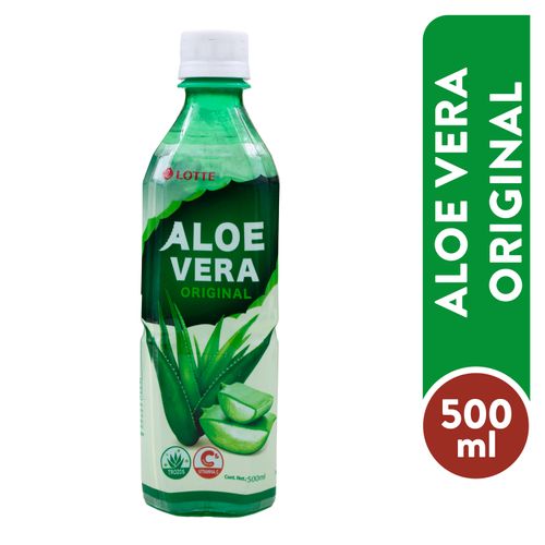 Bebida Lotte De Aloe Vera Original 500ml