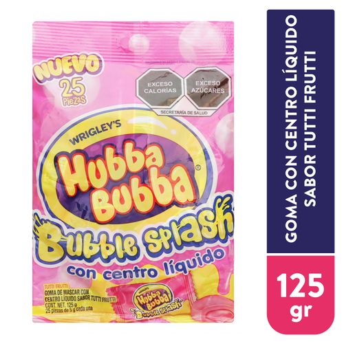 Chicle Hubba Bubba Splash Sabor A Tutifruti - 125g