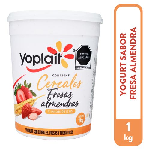 Yogurt Yoplait Batido Cereal Fresa Almendras - 1000 g