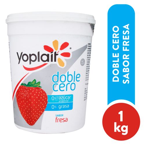 Yogurt Batido Yoplait Fresa Doble Cero - 1000 g